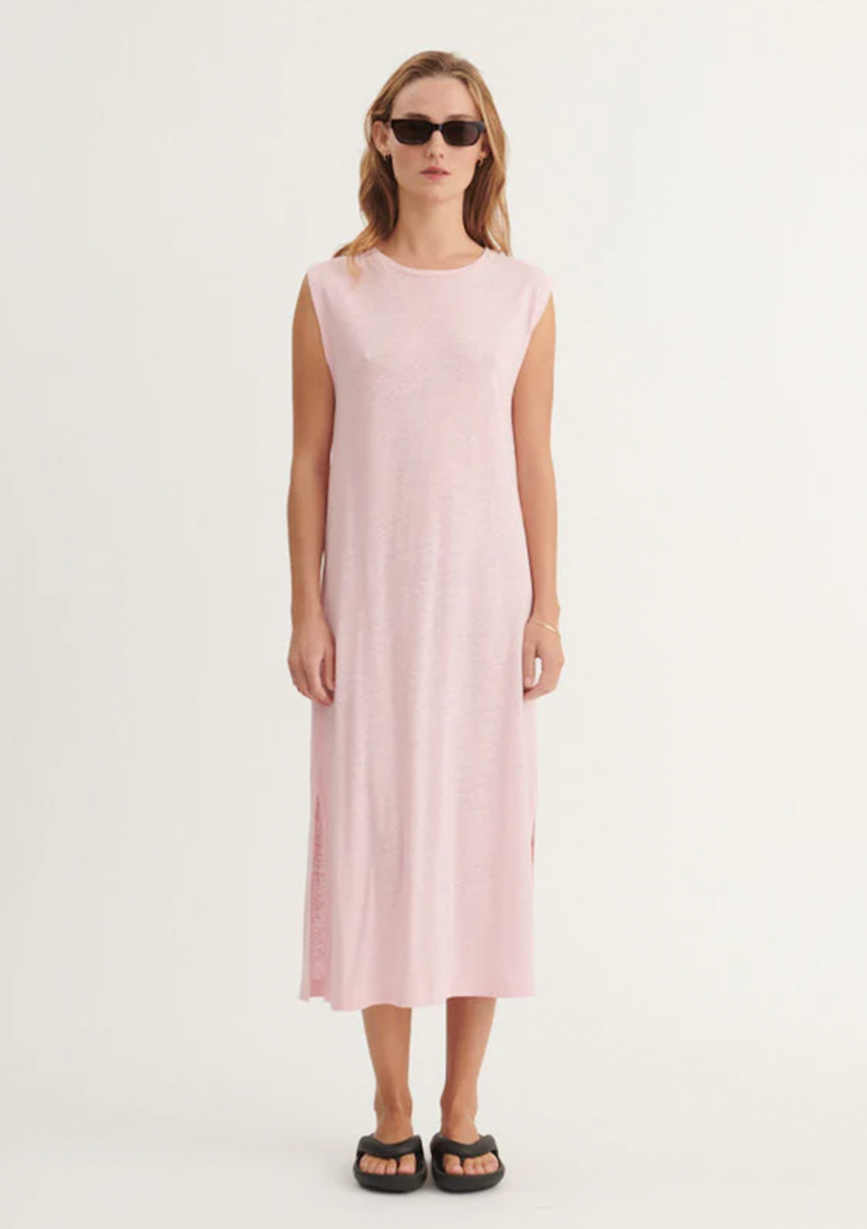 Basic Apparel Ryda Tank Dress Kjoler 783 Rose shadow