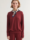 Sadie Blouse - Bordeaux Truffle
