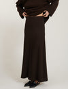 Sadie Long Skirt - Chocolate Torte
