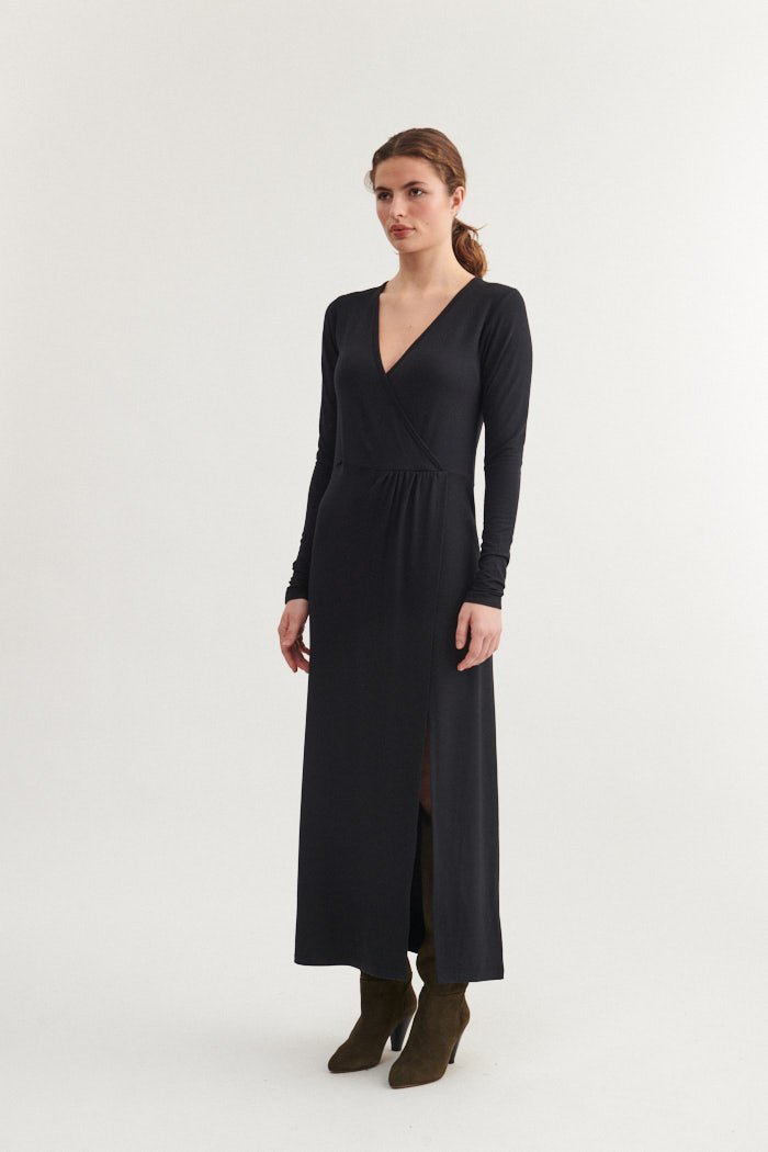 Basic Apparel Sadie V. Dress Kjoler 001 Black