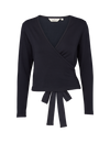 Sadie Wrap Blouse - Sky Captain