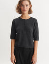 Selem Granddad Tee - Dark Grey Mel.