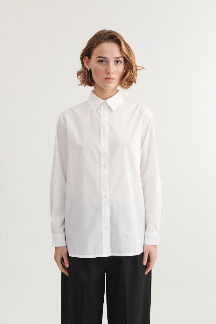 Basic Apparel Silje LS Shirt Skjorter 423 Bright White