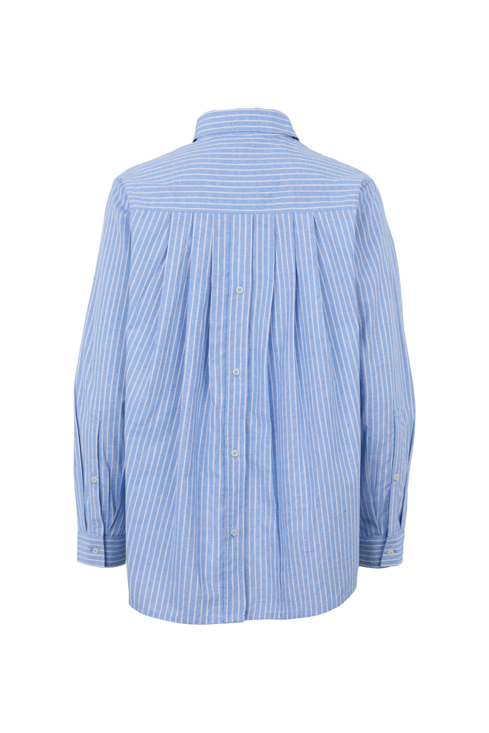 Basic Apparel Silje LS Shirt Skjorter 790 Riviera