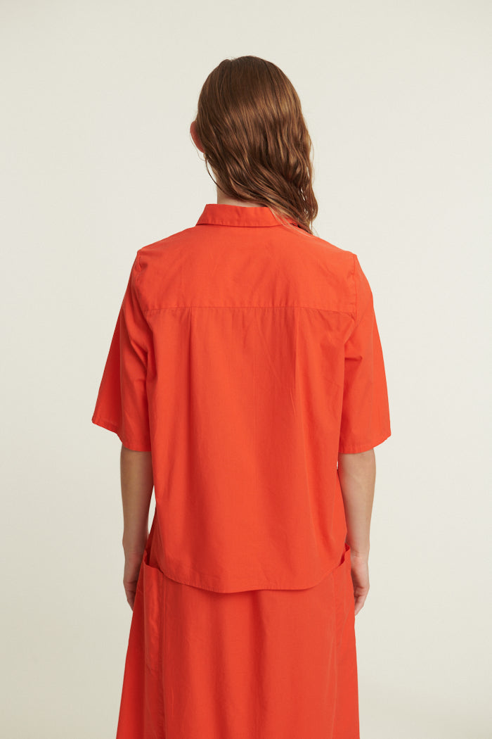 Basic Apparel Silje SS Shirt Skjorter 753 Grenadine