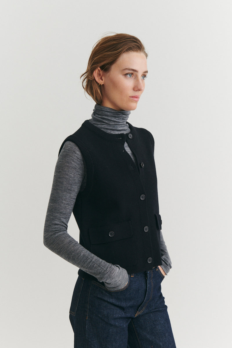 Basic Apparel Sisa Vest Veste 001 Black