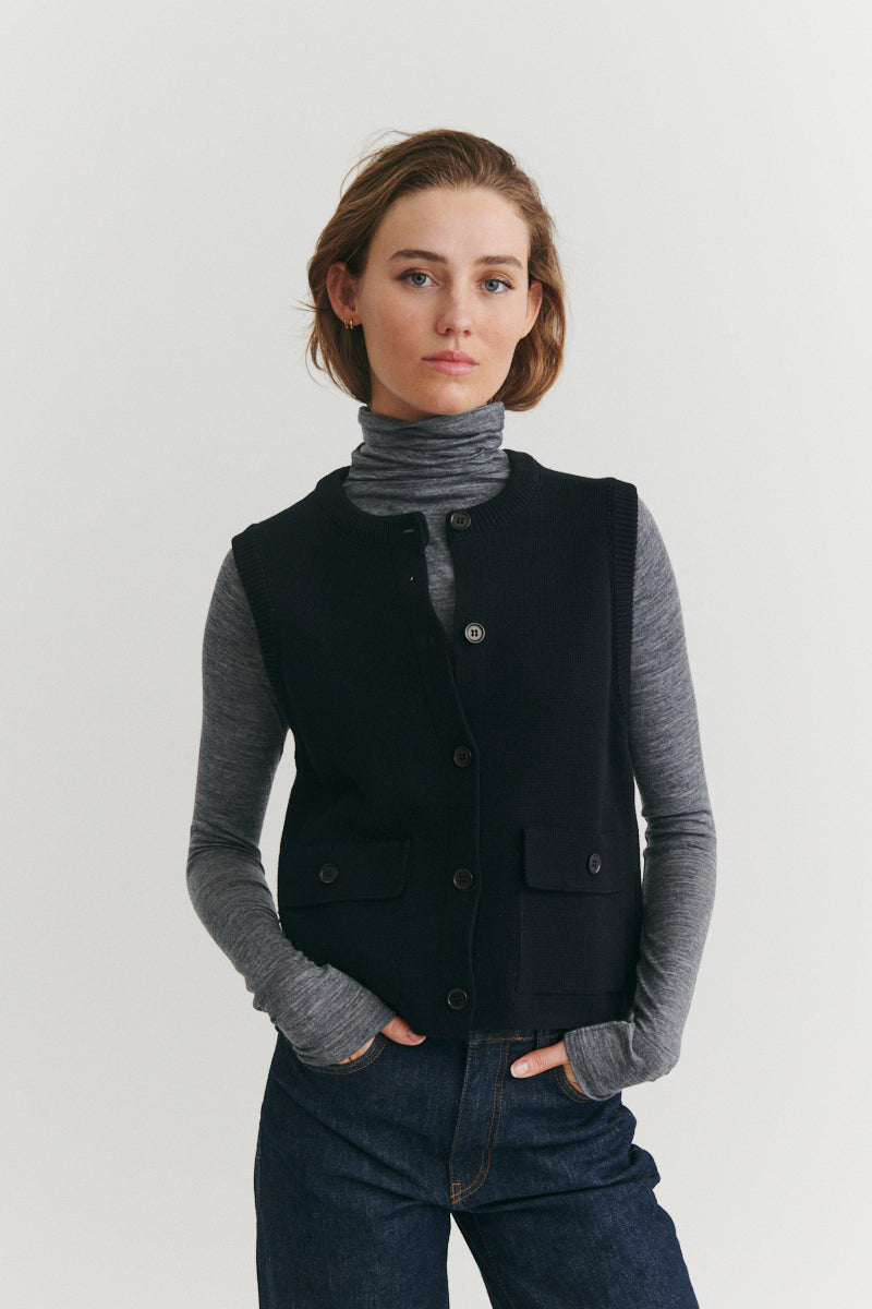 Basic Apparel Sisa Vest Veste 001 Black