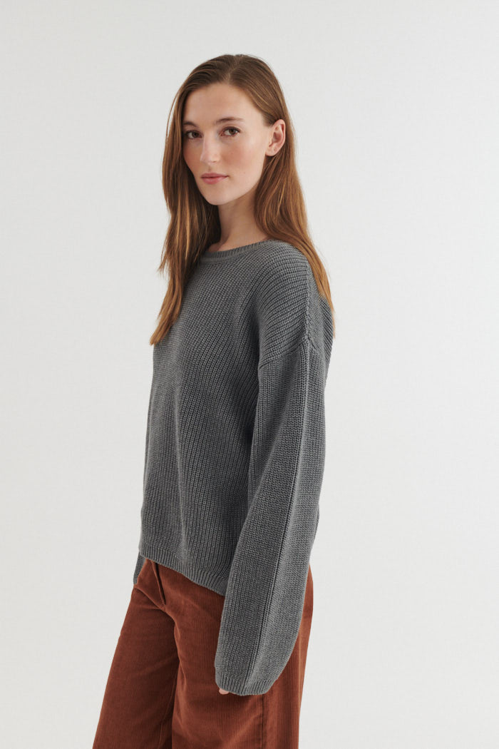 Basic Apparel Suna Sweater Sweaters 318 Light Grey Mel.