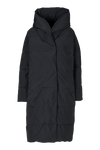 Tenna Shawl Collar Coat - Black