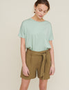 Trine Shorts - Capers Green