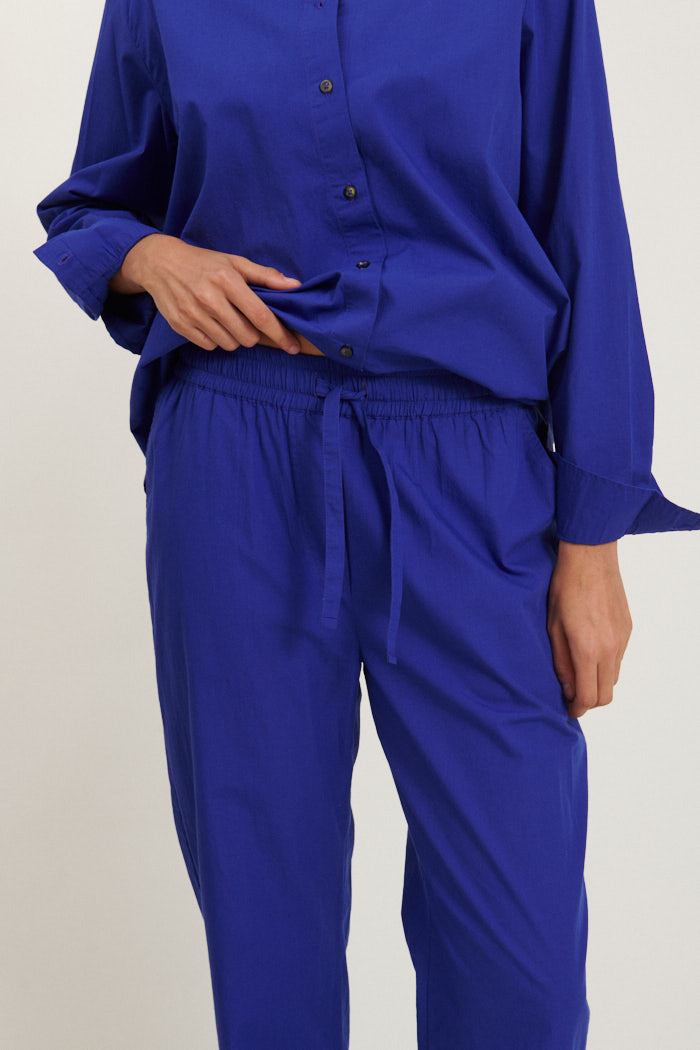 Basic Apparel Vilde Loose Shirt Skjorter 713 Clematis Blue