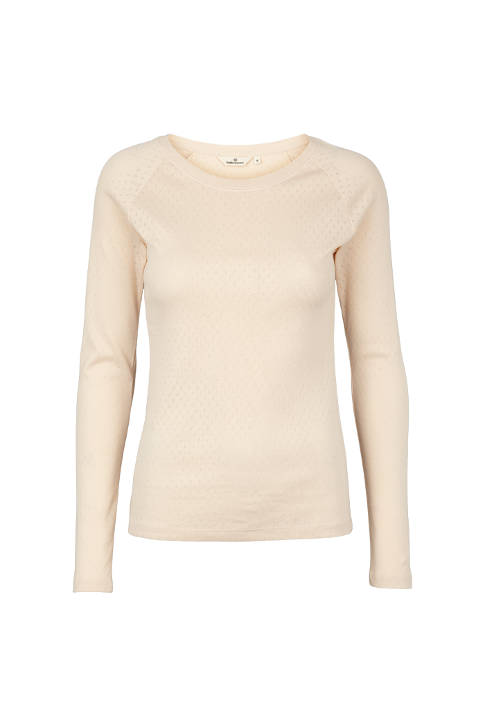 Basic Apparel Arense LS Tee T-shirts 425 Sand Dollar