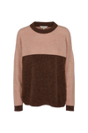Claudine Pullover - Carafe/Rugby Tan