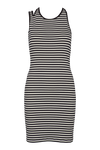 Basic Apparel Ludmilla Asymmetric Dress Kjoler 029 Whisper White/Black