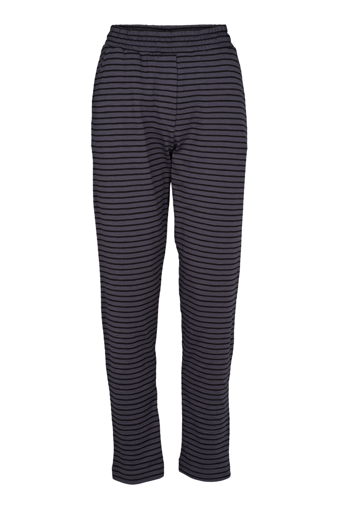 Basic Apparel Saga Pants GOTS Bukser 431 Blackened Pearl/Black