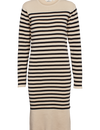Sailor Stripe Knit Dress - Birch/Black
